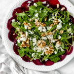 Rote Bete Carpaccio mit Orangen-Vinaigrette
