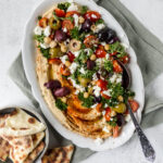 Bunte Hummus Platte