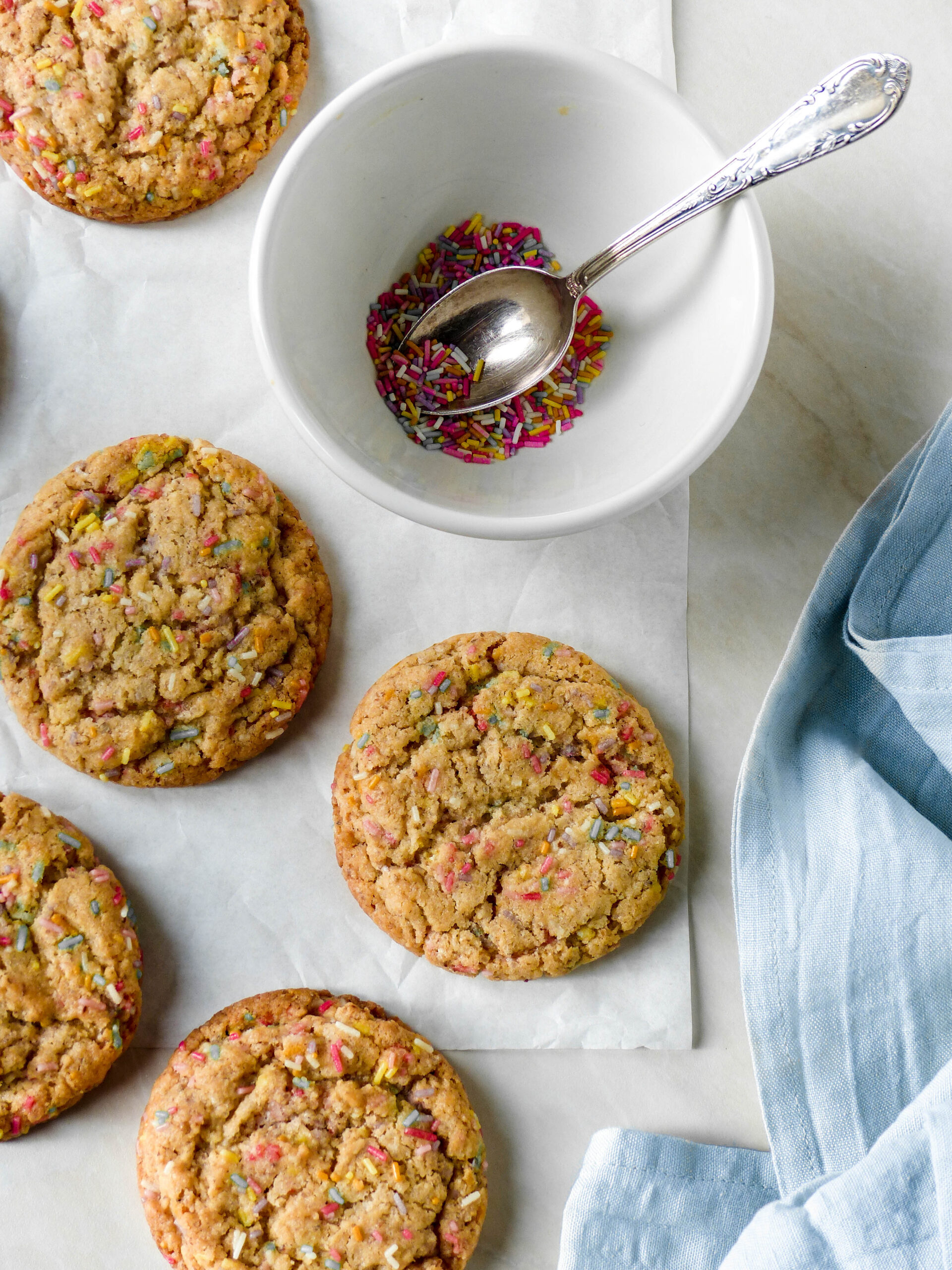 Vegane Cookies mit Streuseln