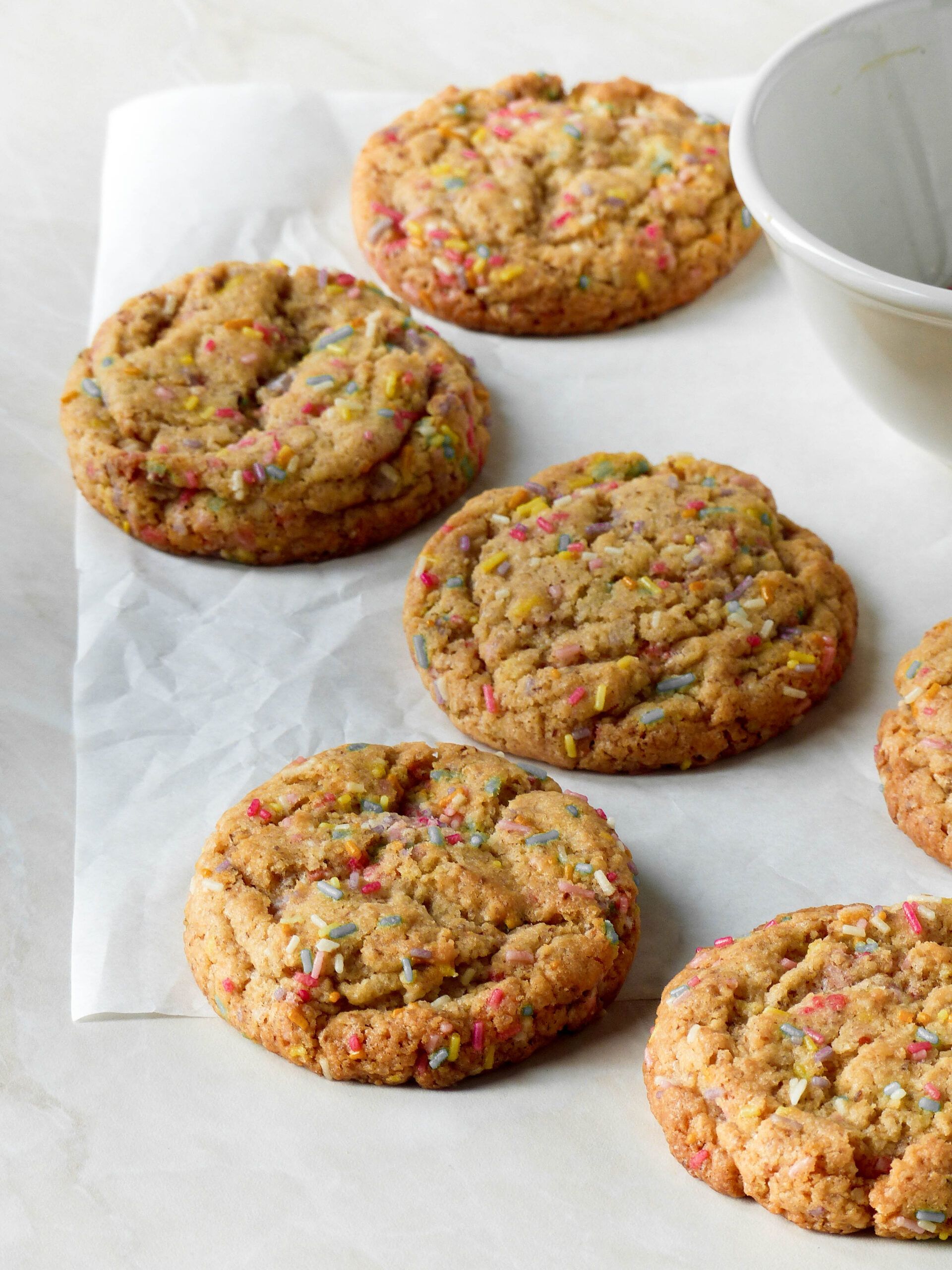 Vegane Cookies mit Streuseln